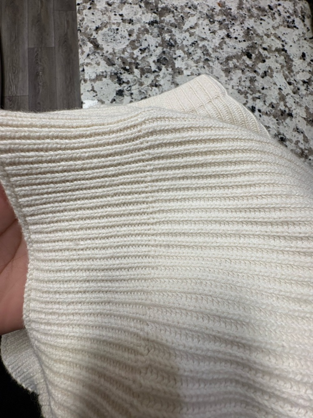 Vince Classic viory Ribbed Women's Sweater 15% cashmere - Picture 7 of 8